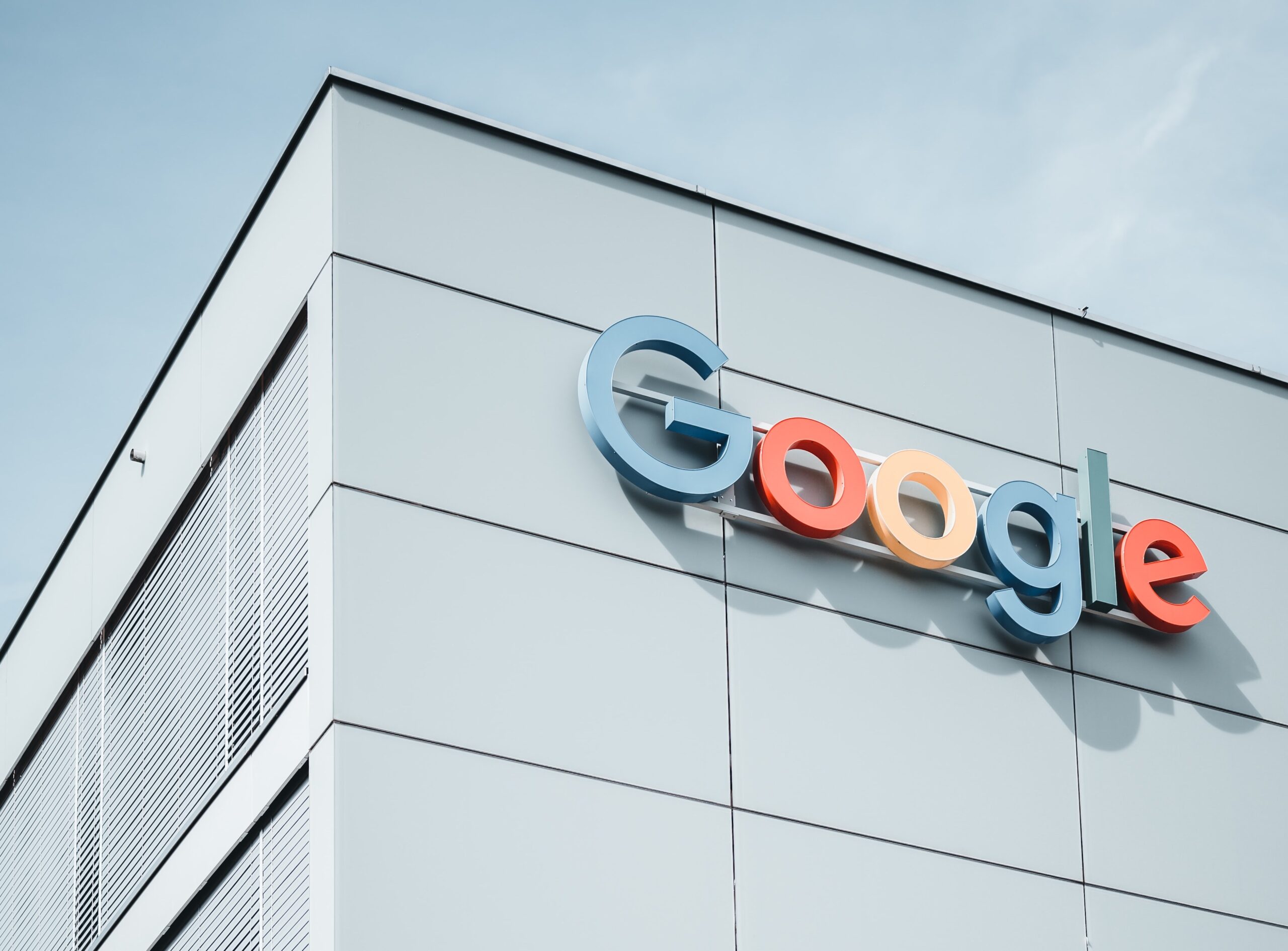 Top of a google office building