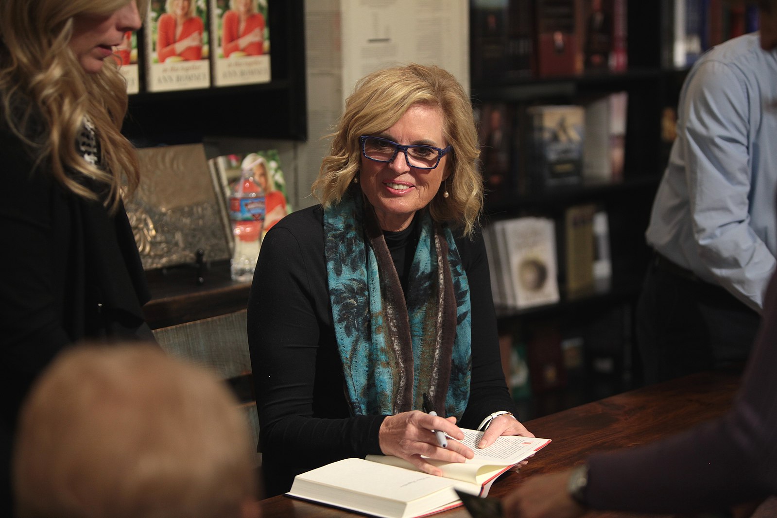 Ann Romney at book signing